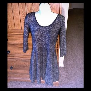 Bethany Mota Gold Flake Party Dress